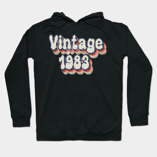 Vintage 1983 birthday Hoodie by sevalyilmazardal